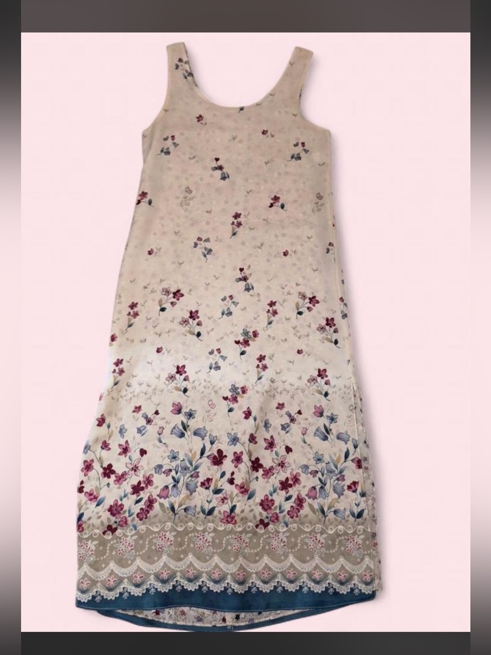 Impressions Workshop Y2K 2000s Floral Butterfly Garden Boho Indie Maxi Dress🦋🌸